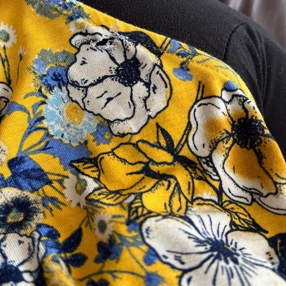Dolcevida  mustard yellow floral romper Large - Picture 4 of 16